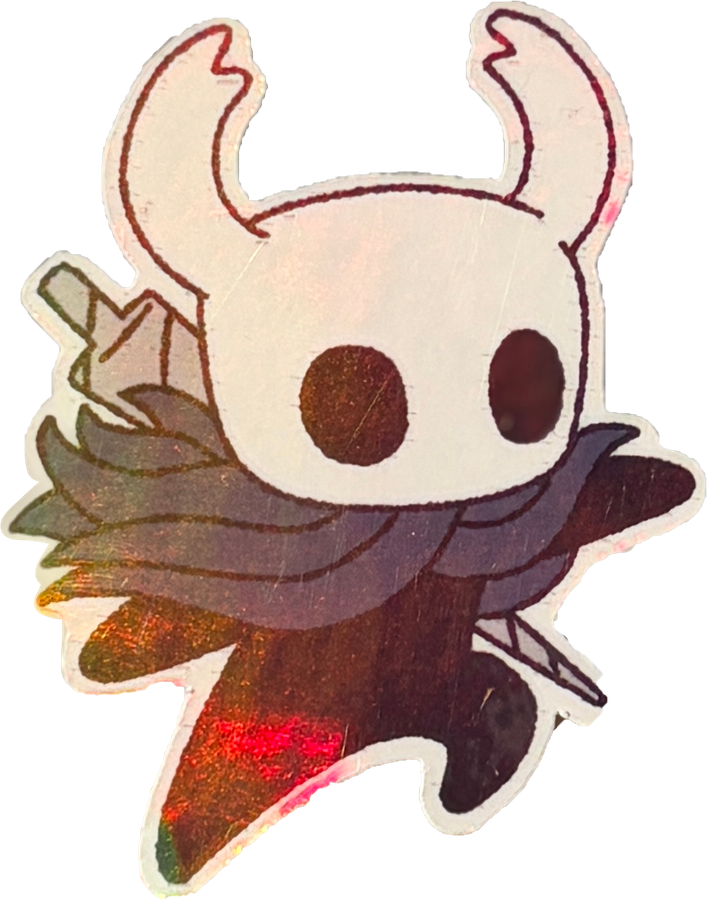 Hollow Knight holografik sticker