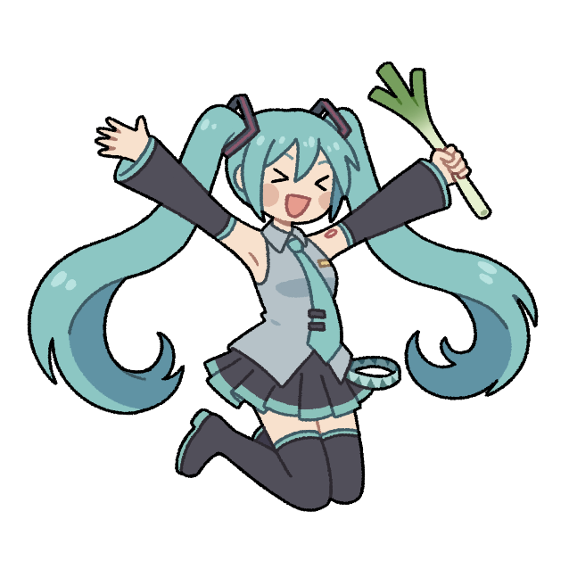 Hatsune Miku holografik sticker