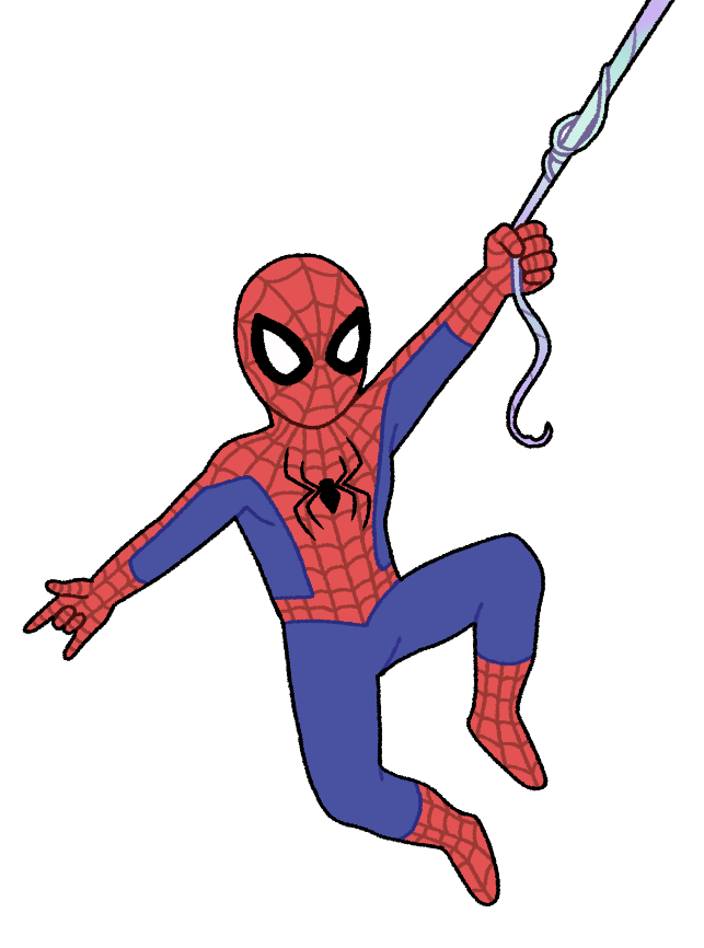 Spider-Man holografik sticker